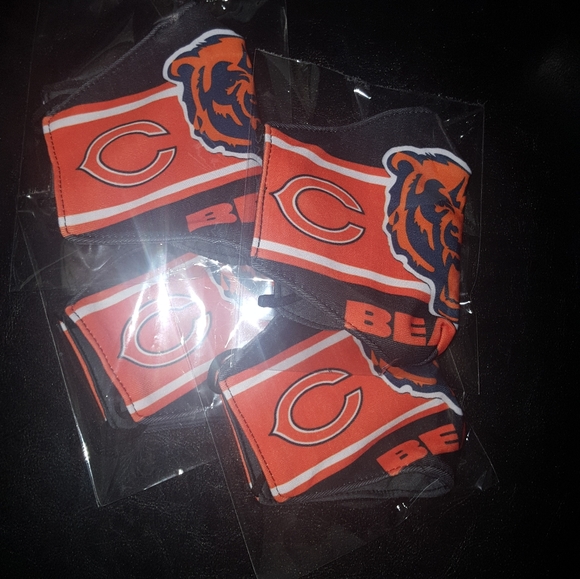 ❤2/$15 NEW Chicago Bears Face Mask❤ - Picture 8 of 8